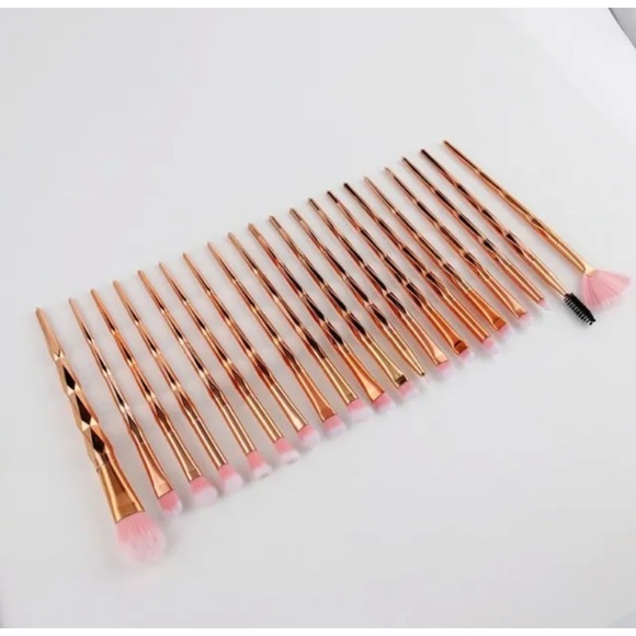 20 Pcs Eye Makeup Brushes Tool Set Eye Shadow Foundation Powder Eyeliner - Picture 7 of 8